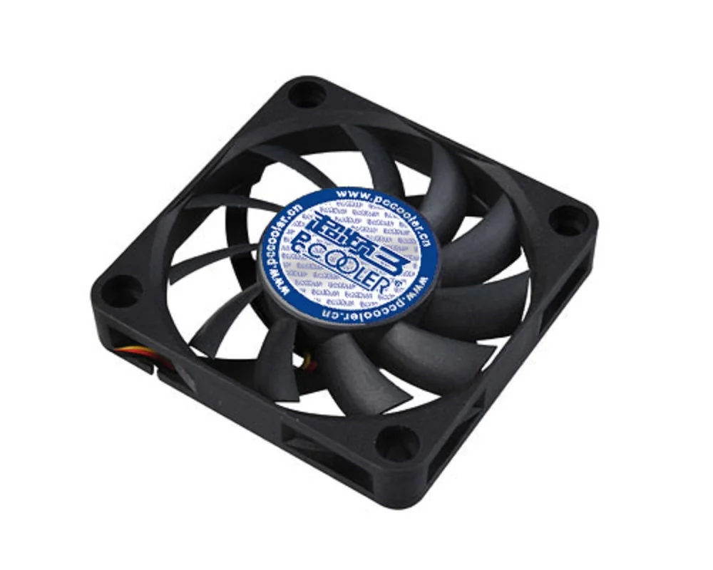 Pccooler F62 6 см Компьютерный Вентилятор тихий 12 V Ультра-тонком 10 мм Процессор охлаждающий вентилятор 60 мм корпус ПК 3pin Вентилятор охлаждения