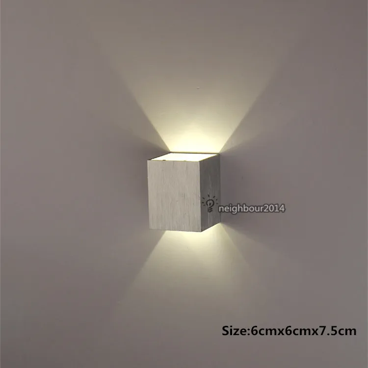New Modern 3W LED Square Wall Lamp Hall Porch Walkway Living Room Light Fixture Indoor Lighting | Освещение