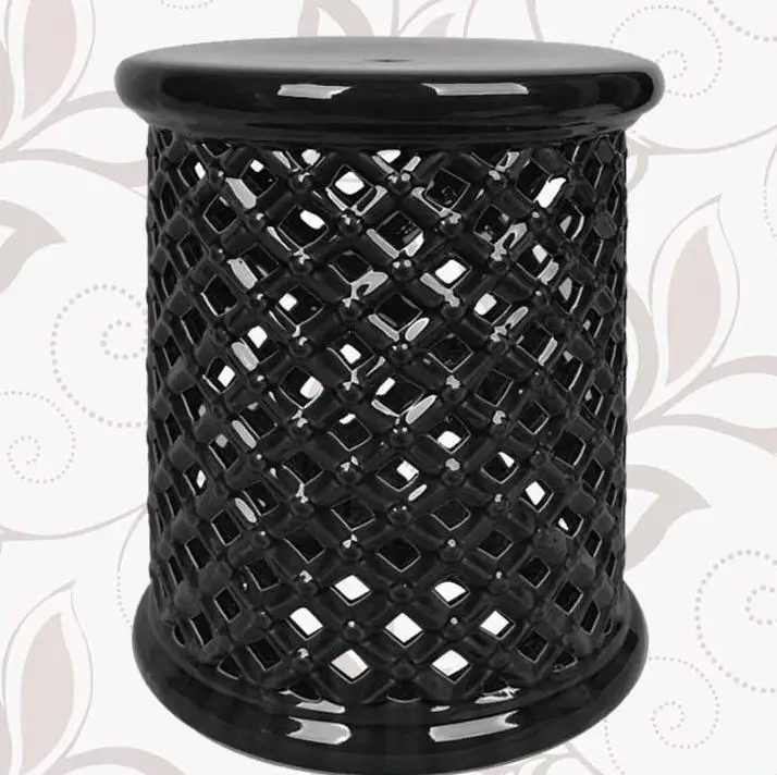 Новый дизайн комнатный керамический античный табурет фарфоровый садовый