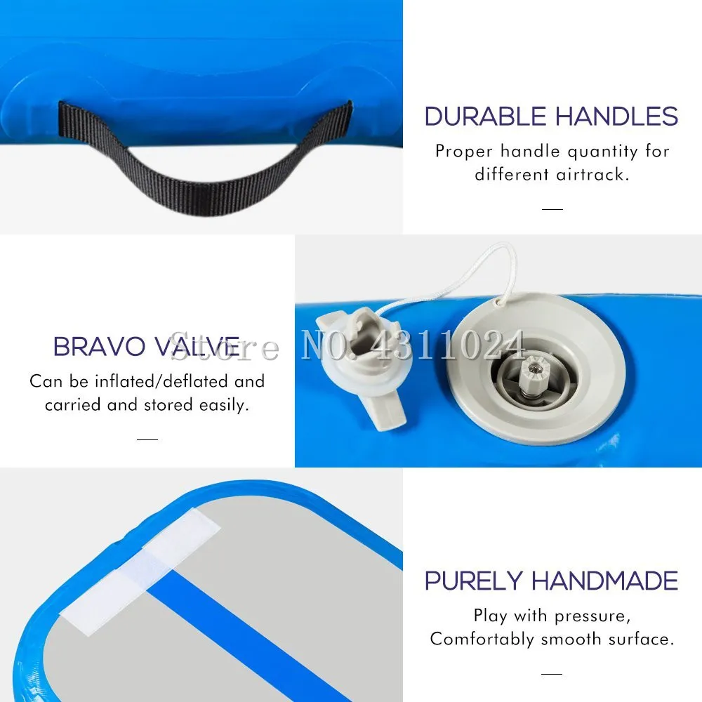 Продажа Бесплатная доставка 8 м надувной коврик для гимнастики 4/8 дюймов толстый надувной коврик для гимнастики оборудование для спортзала коврик д...