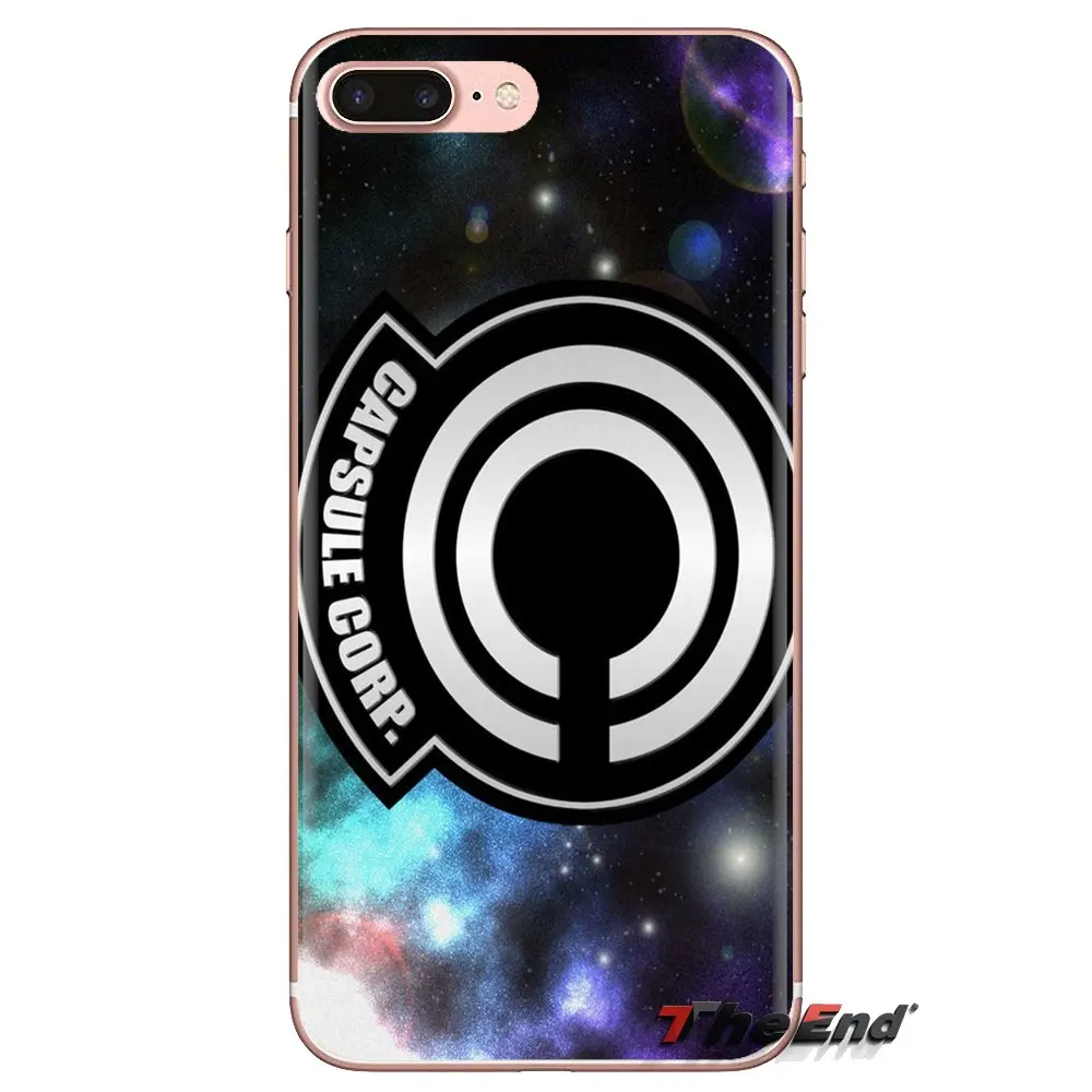 For Samsung Galaxy J1 J2 J3 J4 J5 J6 J7 J8 Plus 2018 Prime 2015 2016 2017 Dragon Ball Z Capsule Corp Logo TPU Transparent Covers |