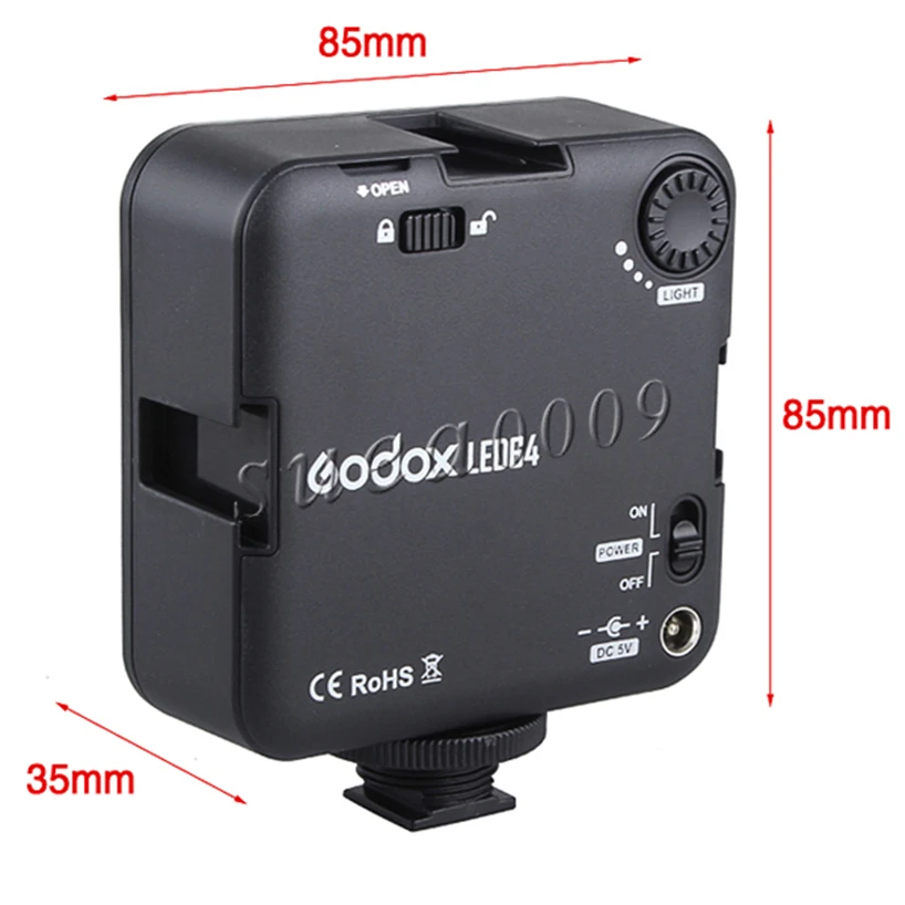 Godox 64 светодиодный видео светильник для DSLR камеры видеокамеры Мини DVR как