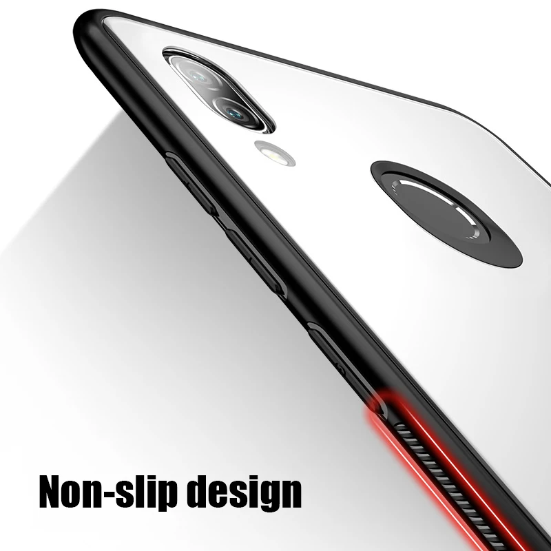 Стеклянный чехол для Samsung Galaxy M10 M20 KAPEED Роскошный телефона из закаленного стекла 9 H