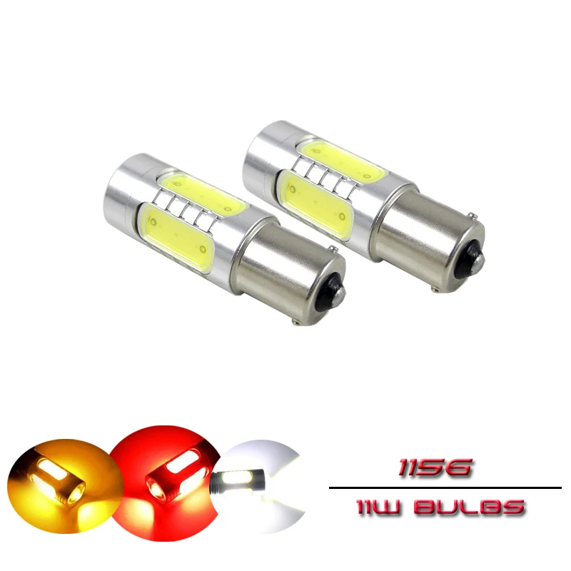 2 шт./лот авто светодиодные лампы S25 1156 BA15S BAU15S BAY15S; цвета белый, желтый, красный; Резервное копирование Обратный конец Включите свет заменить лампы