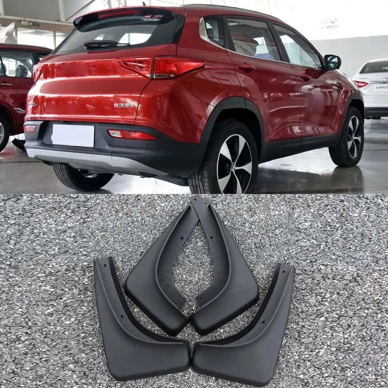 Брызговики для TIGGO7 7 CHERY 17, брызговики для автомобиля, стильный набор, мягкие пластиковые Брызговики, аксессуары, специальное крыло