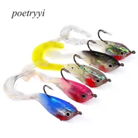 poetryyi new soft lures fishing soft bait tiddler bait with hook 5 1cm 1pclot fishing lures tackle fishing accessories 30