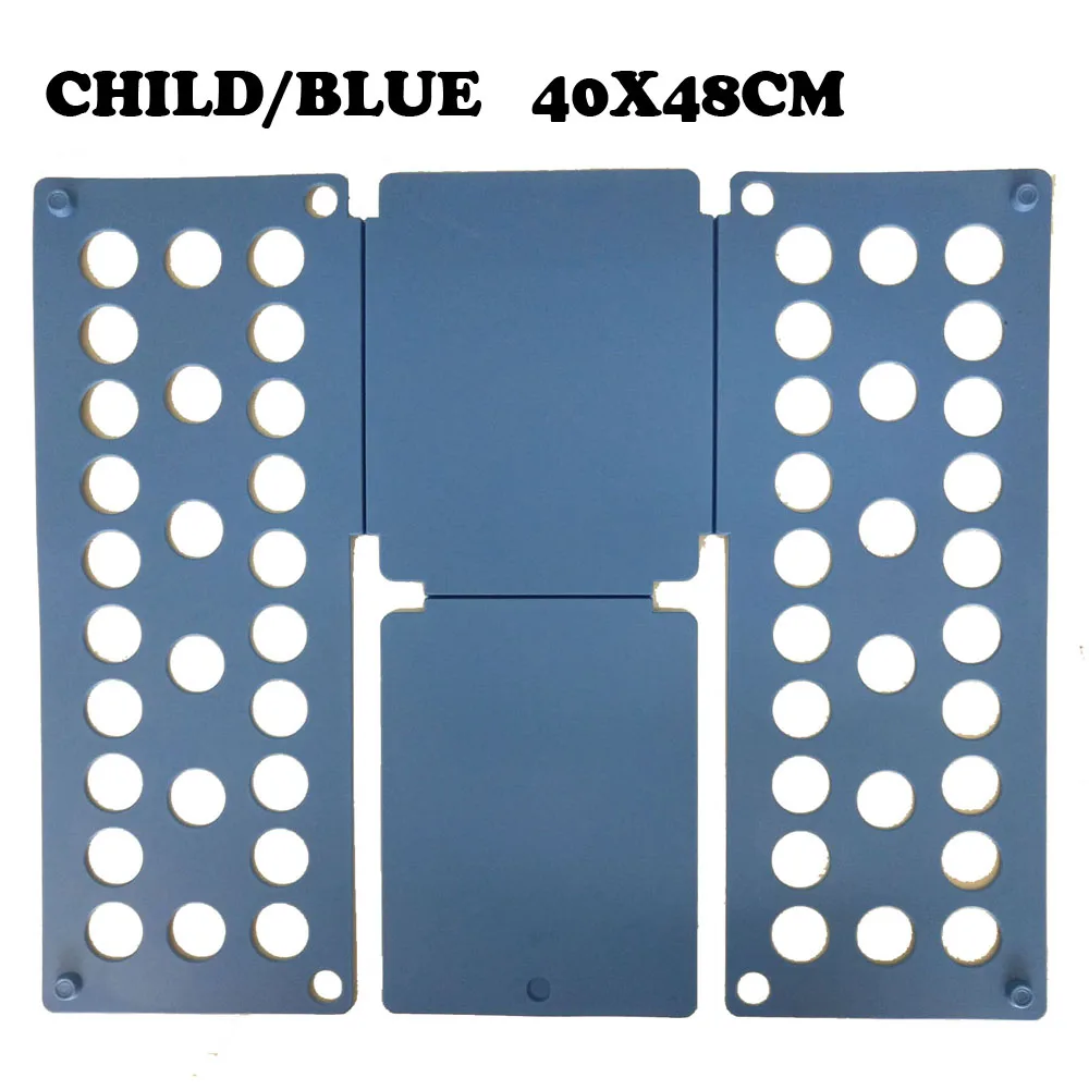 CHILD-BLUE Качественная Волшебная папка для одежды для взрослых и детей, футболки, джемперы, органайзер, складка, экономия времени, быстрая одежда, складная доска, держатель для одежды - Цвет: CHILD-BLUE