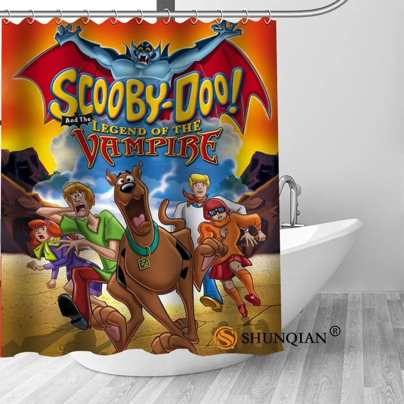 Shower Curtain Пользовательские занавески для душа Scooby Doo, занавески для ванной комнаты, высокое качество, полиэстер, занавески для ванной, для дома, отеля, украшения для ванной комнаты - Цвет: Shower Curtain