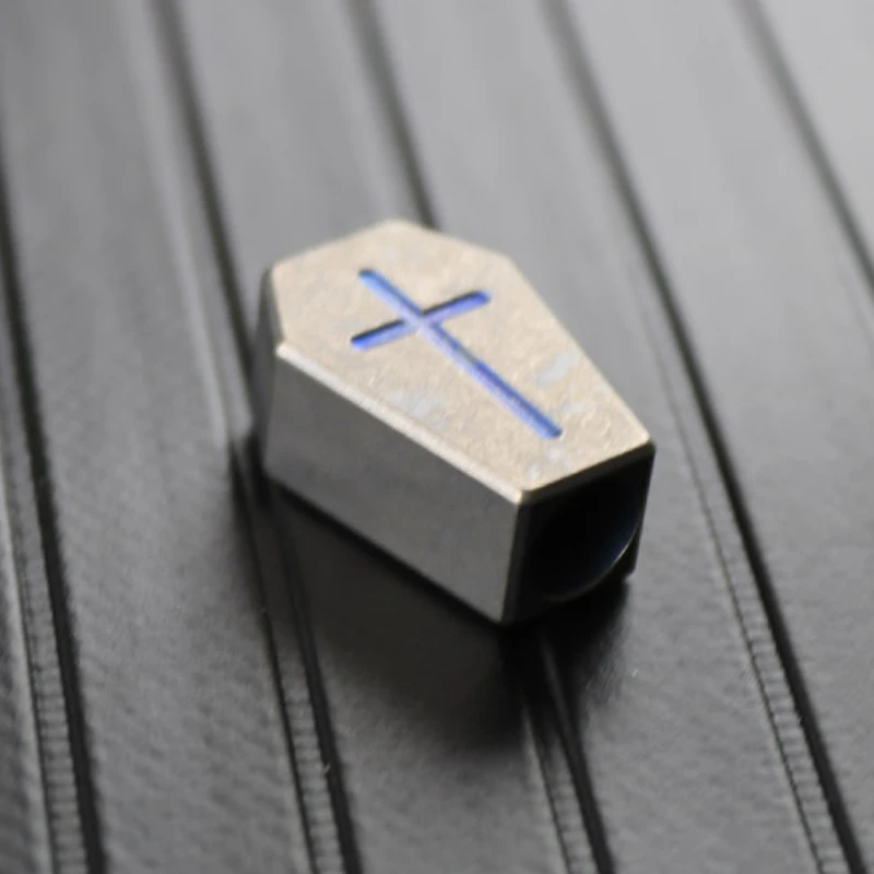 Форма гроба нож из титанового сплава бусины крест Паракорд зонт веревка шнур