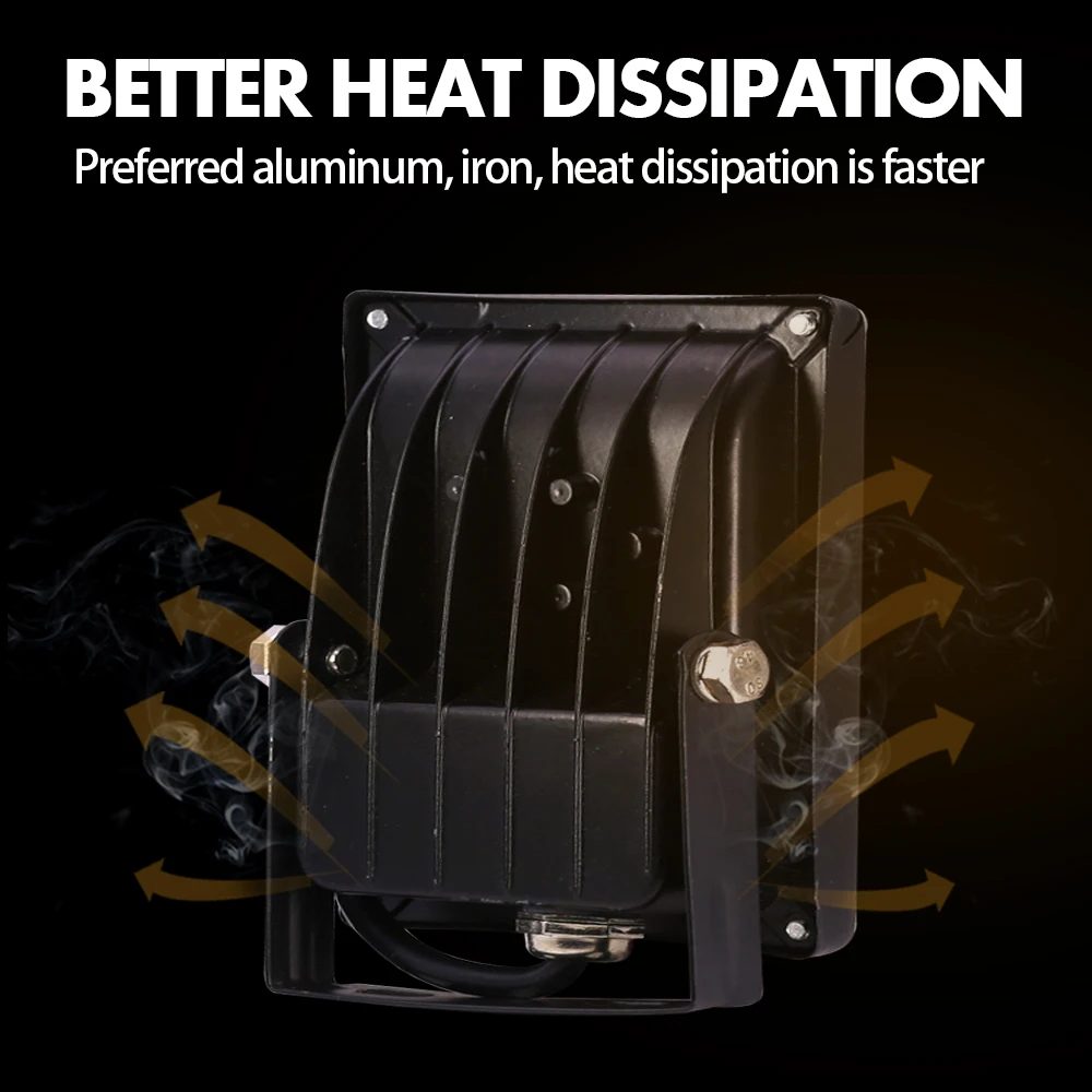 Открытый светильник ing Светодиодный прожектор 10 Вт 30 50 отражатель 220V 240V