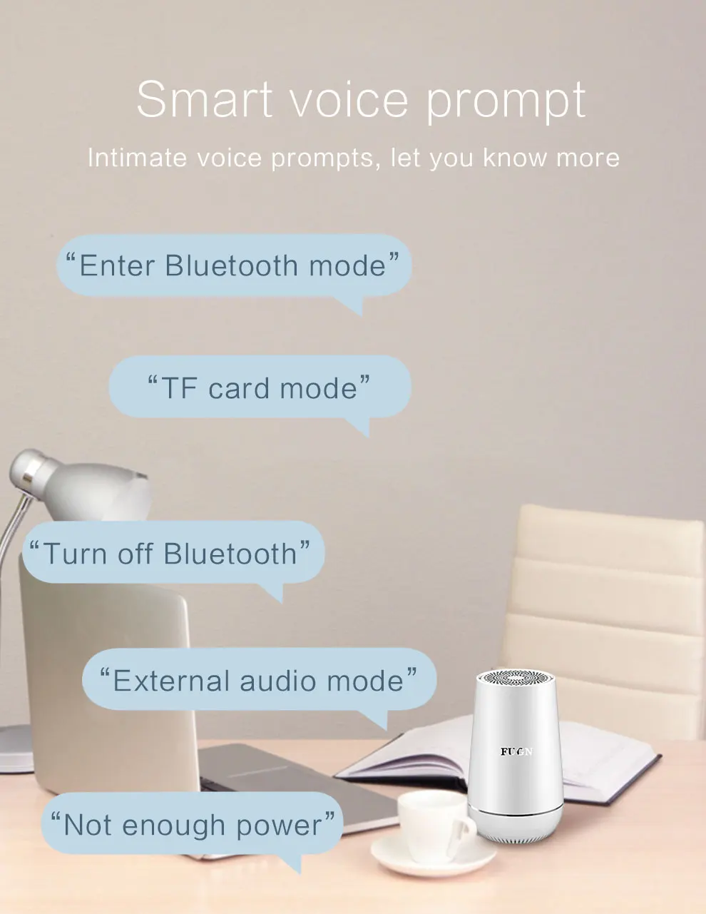 Портативный Bluetooth динамик Портативный беспроводной громкоговоритель 3D бас объемная звуковая система для компьютера