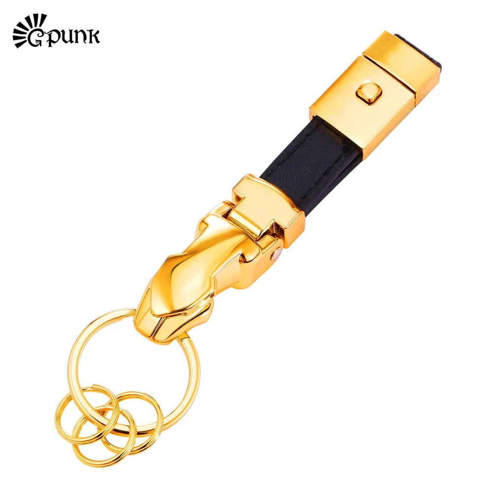 Обувь из натуральной кожи золотого цвета брелки для ключей мужчин в фирменной