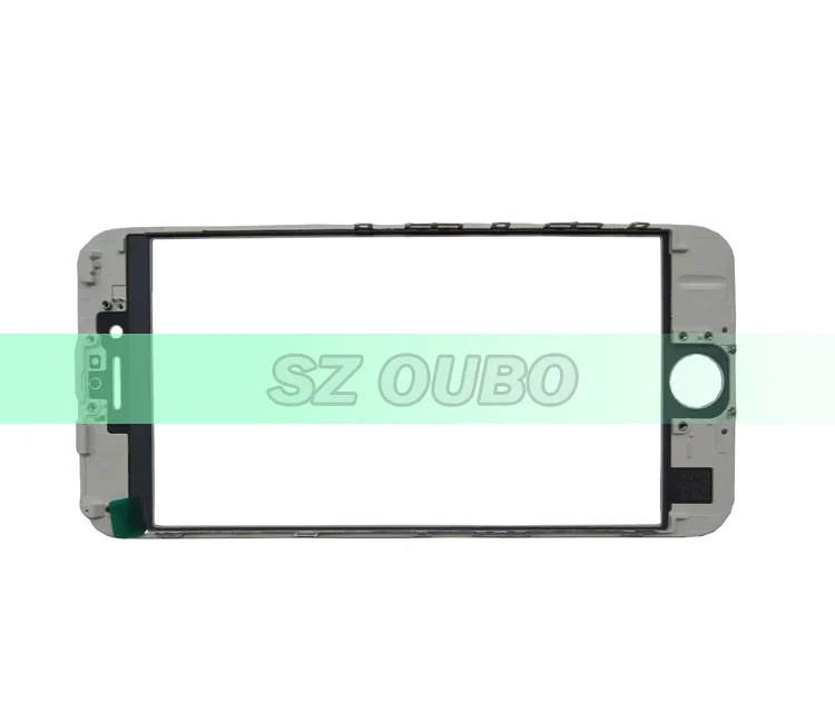 Оригинал Холодного Отжима Переднее Стекло Объектива Рамка С ОСА Фильм Для iPhone 6 s