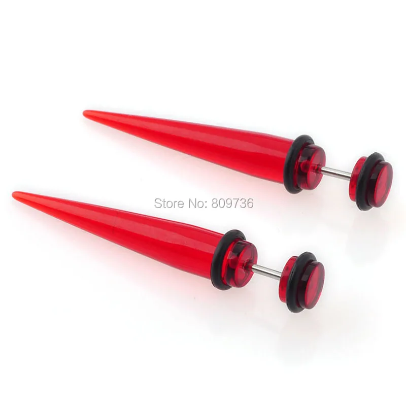 2 шт. акриловые накладные ушные затычки расширитель растяжка пирсинг модные