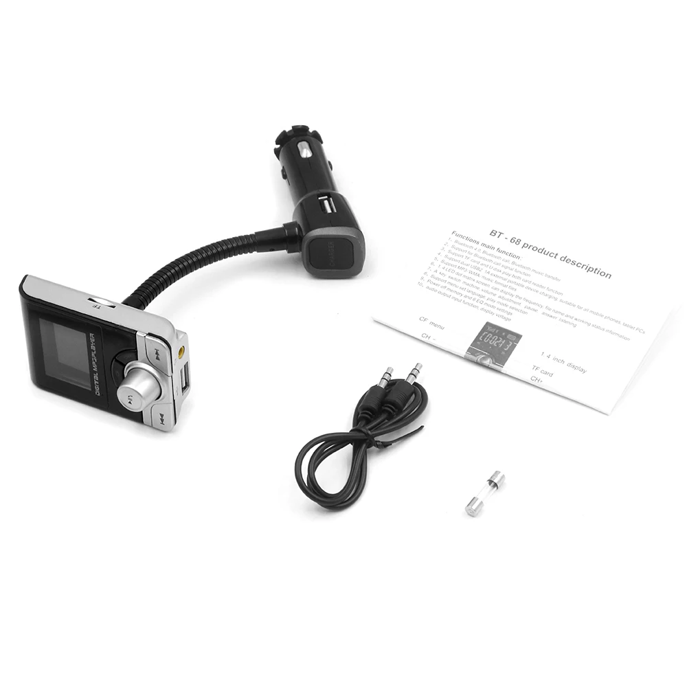 Ddhao многоцелевой fm передатчик беспроводной Bluetooth 4.0 + EDR hands free call автомобильный