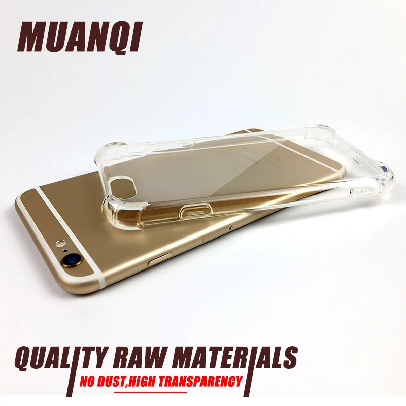 

Fashion Shockproof Bumper Transparent Silicone Phone Case For iPhone X XS XR XS Max 8 7 6 6S Plus Clear protection Back Cover