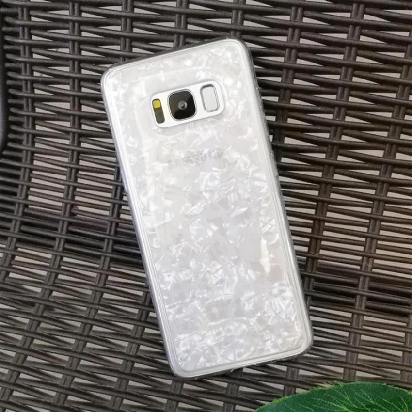 Роскошный блестящий розовый белый Силиконовый ТПУ чехол для телефона samsung Galaxy S7