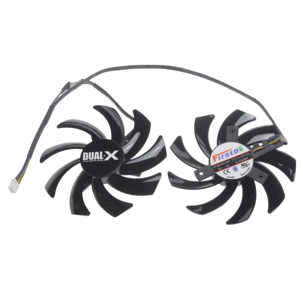Альтернативный охлаждающий вентилятор VGA для видеокарты Palit GeForce GTX 1080 1060 1070 2