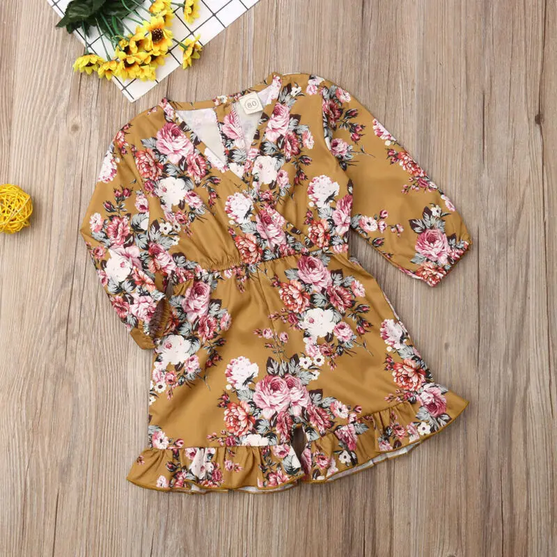 

Newborn Infant Kids Baby Girl Floral Summer Romper Jumpsuit Playsuit Clothes Set