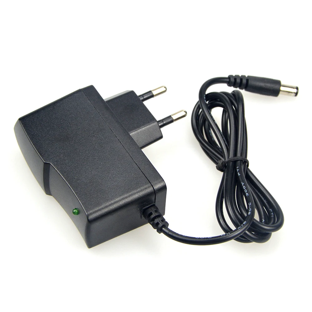DC 12V 1A ЕС плагин Питание адаптер переменного тока 100 V-220 V Вход DC 12V Выход Электрический преобразователь для Светодиодный светильник CCTV Камера зарядки