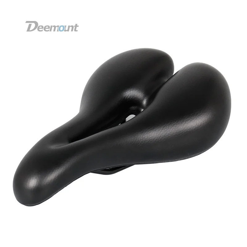 Deemount SDL-006 велосипедное седло эргономичное ПЕРФОРИРОВАННОЕ сиденье из силикона ПУ пены ПВХ кожа интегрированная тепловым прессованием CR-MO рельс