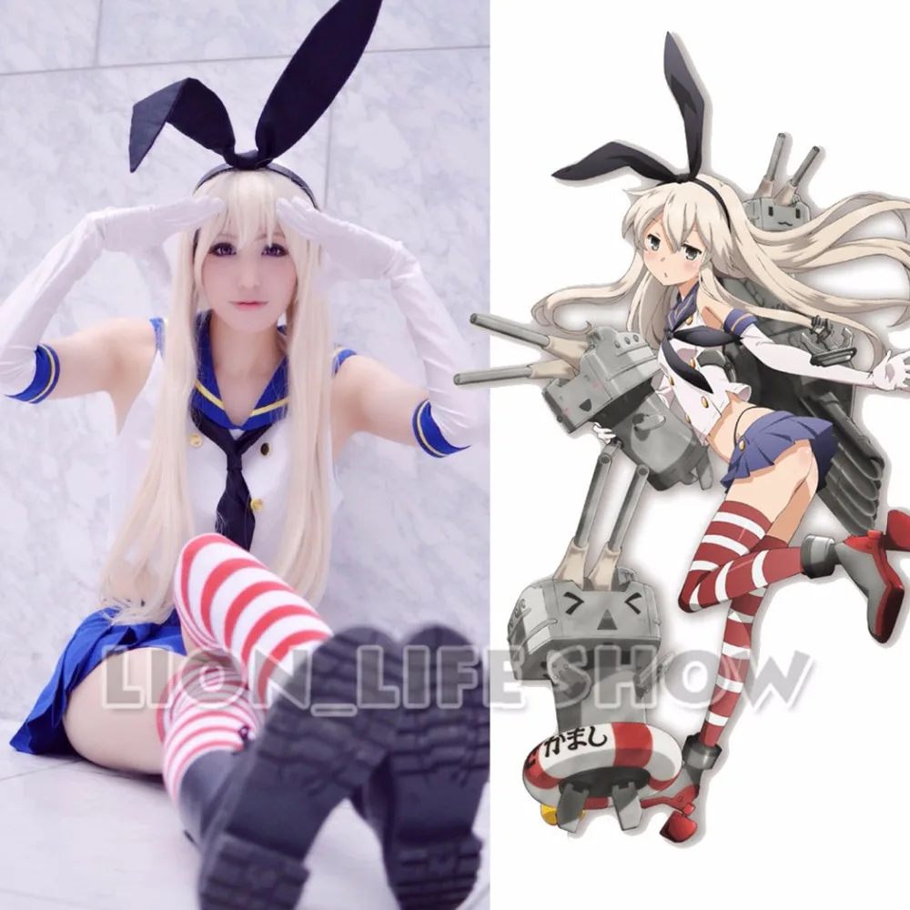 Женская морячная Униформа Kantai Collection Shimakaze костюм для косплея наряд|cosplay costume|uniform