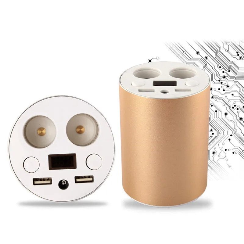 Двойное автомобильное зарядное устройство USB из алюминиевого сплава для LG Nexus 4