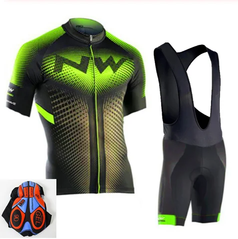 Northwave Nw летние велосипедные Джерси Набор дышащая одежда MTB для велосипедистов велосипедная Одежда для велоспорта Одежда Майо Ropa Ciclismo - Цвет: Cycling set
