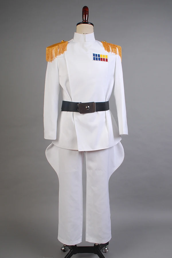 Звездный Косплей Wa имперский офицер белый костюм большого адмирала Униформа