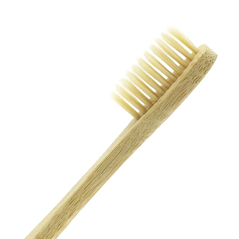 100 шт. / лот бамбуковая зубная щетка с угольным низкоуглеродистым ручкой для взрослых, экологически чистая.