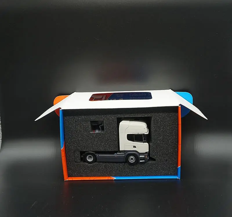 1/50-TEKNO TOPLINE SCANIA R730 услуги-металл-автомобильный прицеп-модель