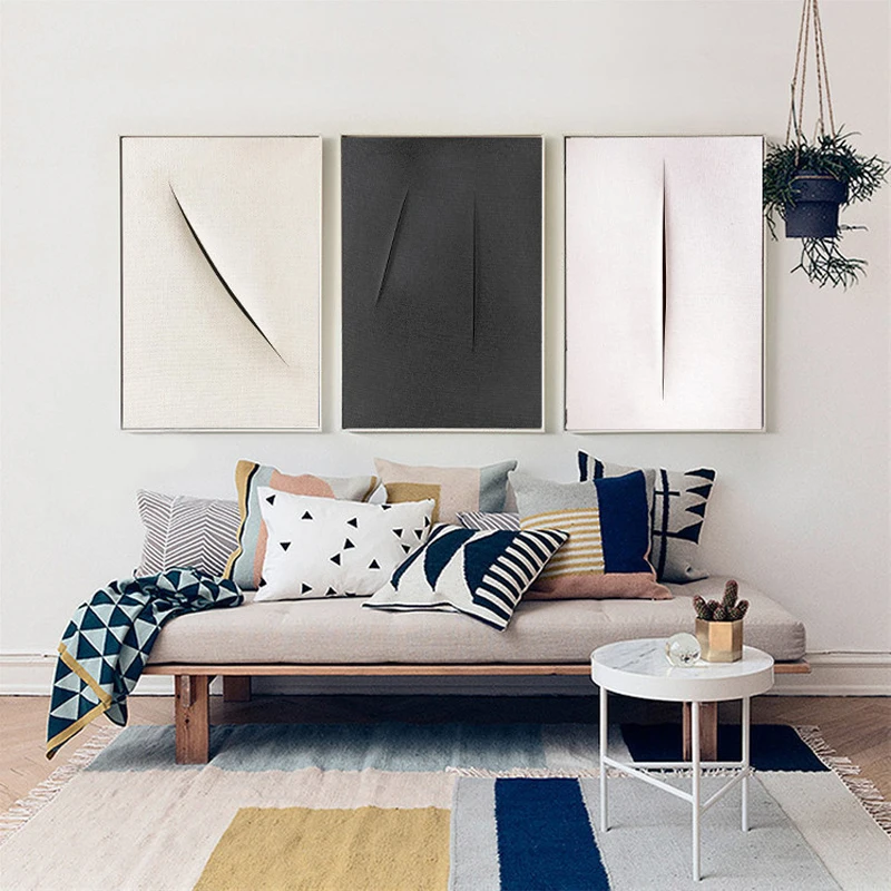 Абстрактные настенные плакаты от бренда HAOCHU современный настенный постер Холст