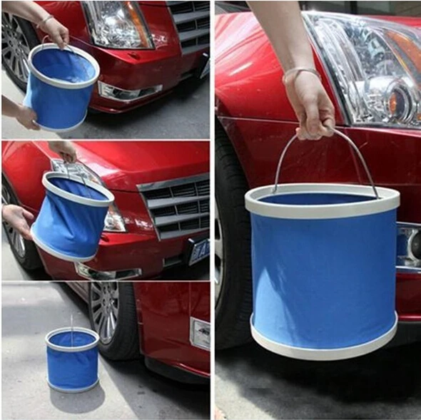 2018 портативное домашнее рыболовное Авто 11L складное ведро для воды походные