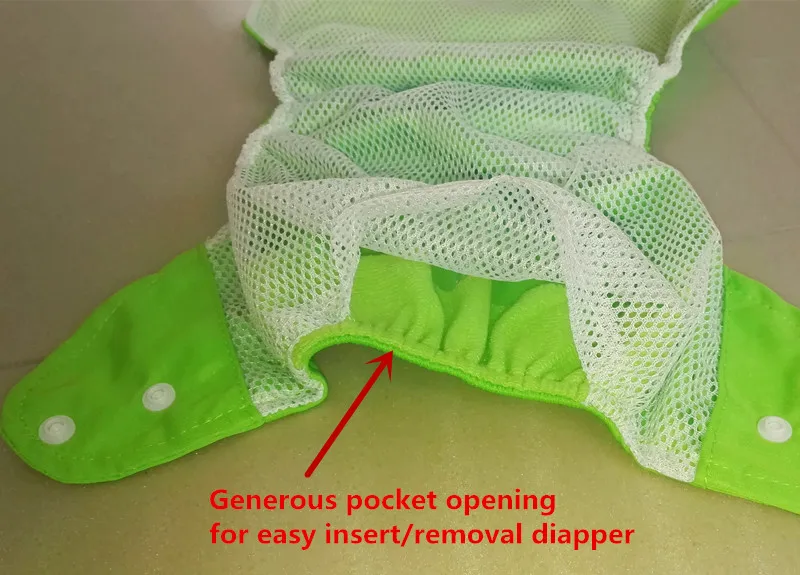 1 шт. летнее платье для новорожденной ворсистая ткань Подгузники Многоразовые