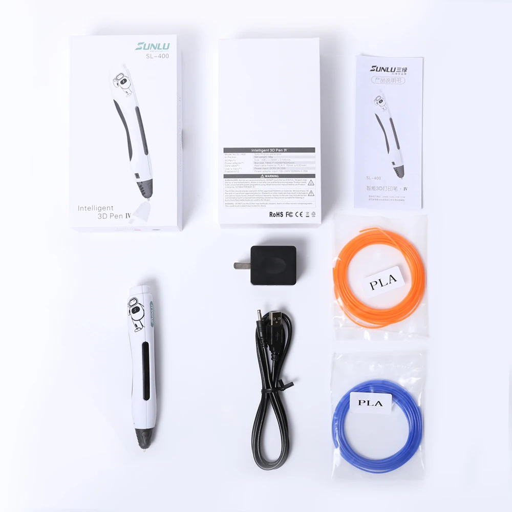 Детская 3D Ручка для рисования SL400 крутой подарок на день рождения безопасный