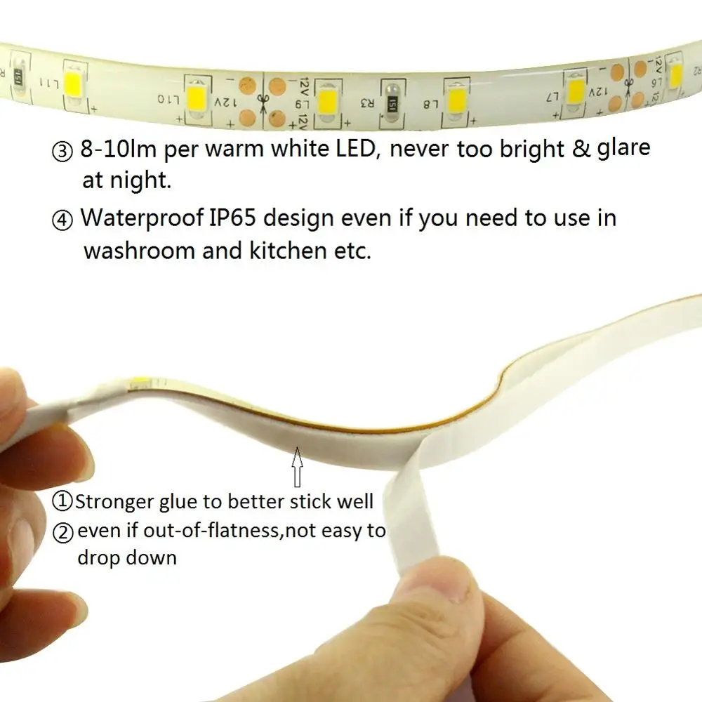 Светодиодный ночсветильник с питанием от батарейки 4AA светодиодная