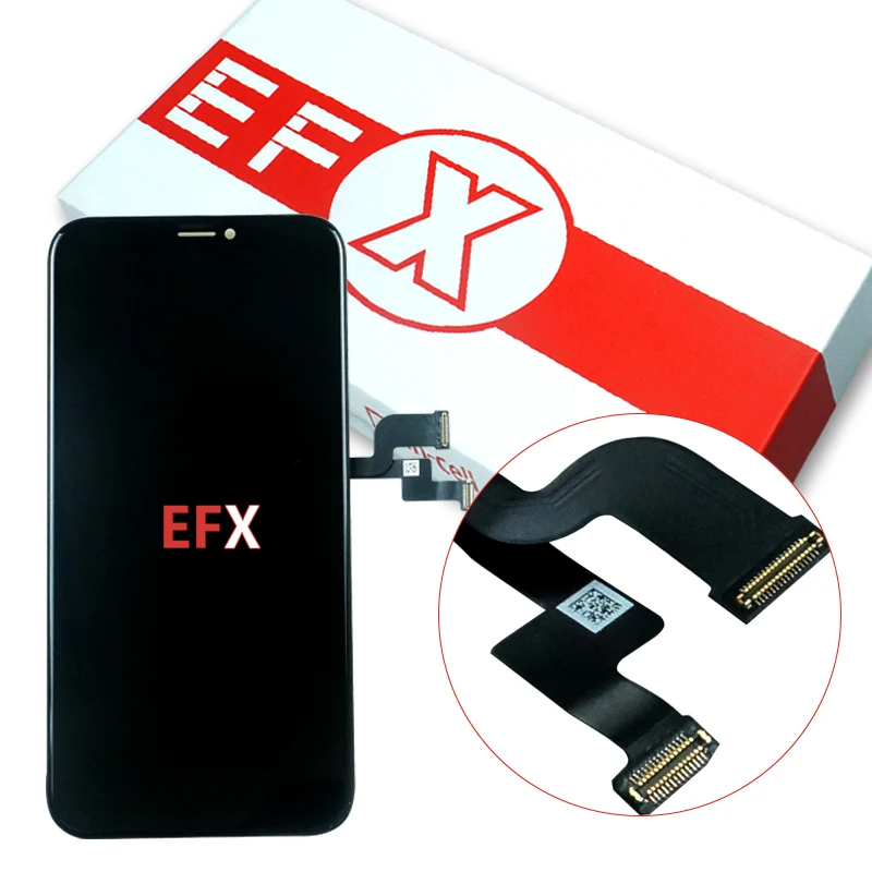 50 шт./лот OLED ААА + высокая яркость EFaith для iphone x с ЖК-дисплеем из водонепроницаемого