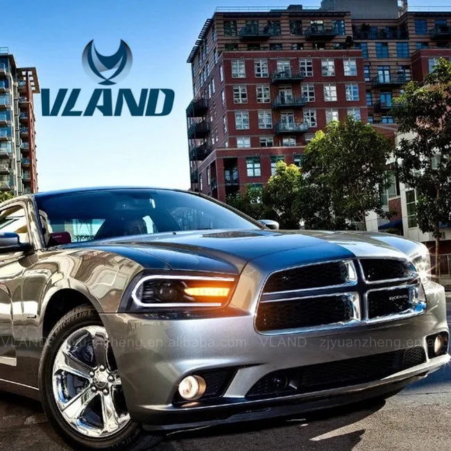 VLAND производитель для автомобильных головных ламп Dodge Charger светодиодный