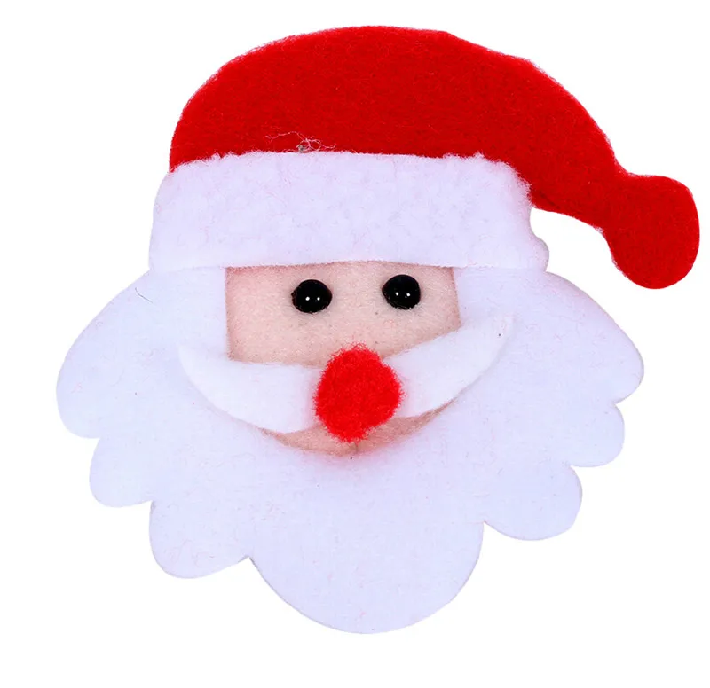 10 шт./лот LED светящийся Санта Клаус/брошь &quotСнеговик&quot детский подарок