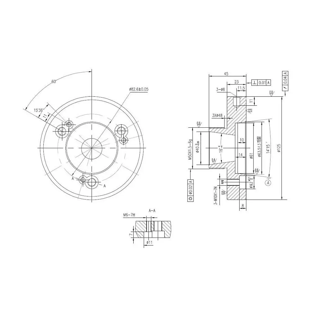 

D125mm ER50