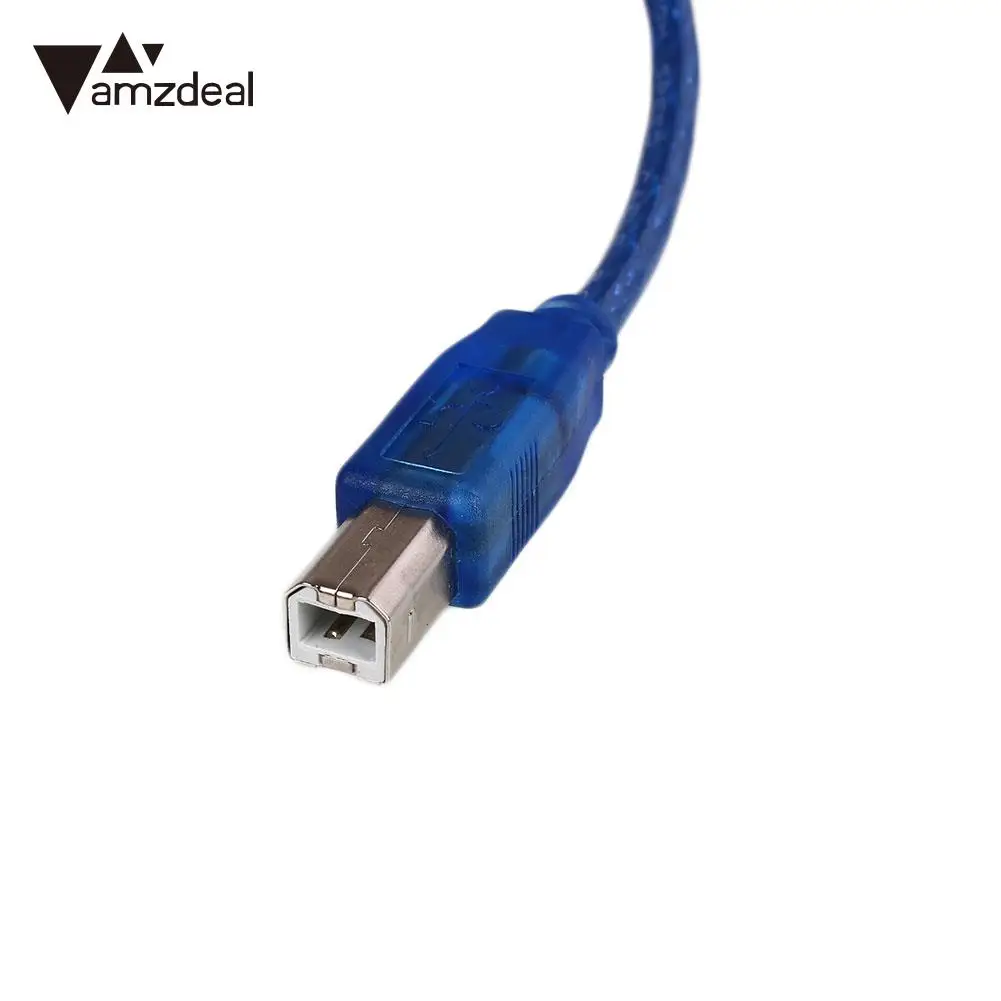 30 см USB 2 0 A штекер к B Мужской кабель конвертер линия для компьютера/ПК/ноутбуков