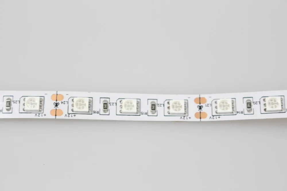 rgb Светодиодная лента 5050 SMD 60 светодиодный s лента светодиодный светильник белый красный желтый синий зеленый RGB 14,4 Вт/м DC 12 В с CE RoHS