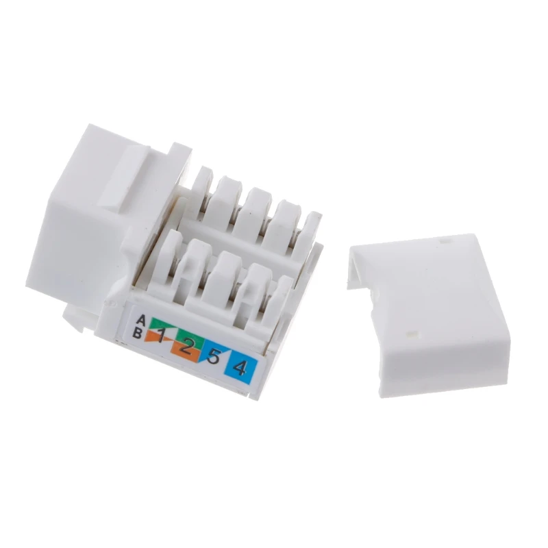 Информационный сетевой модуль CAT6 разъем RJ45 Соединительный адаптер Keystone