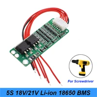 new 5s 15a li ion lithium battery bms 18650 battery screwdriver charger protection board 18v 21v cell protection circuit au21