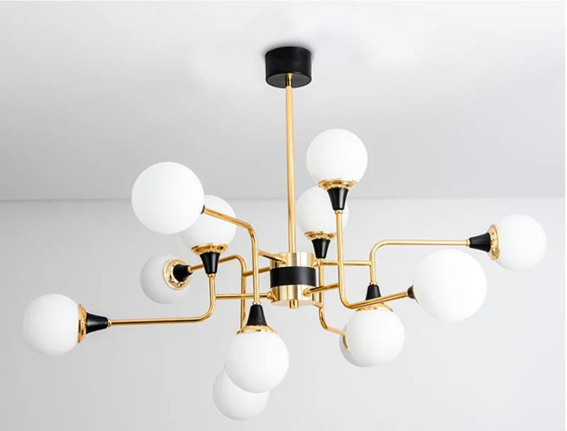 

Modern Glass Chandelier for Dinning Room Living Room Aisle Restaurant LED Bubble Ball home light bedroom fixtures chandeliers