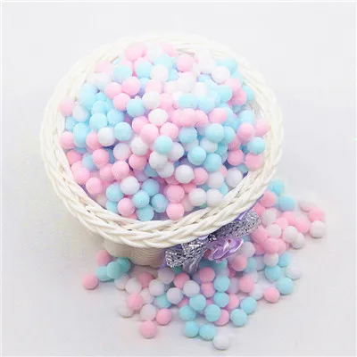 131625 20g Мини Помпон 8 мм Pom Poms Ponpon многоцветные Pompony ремесла поставки DIY для детской игрушки швейные украшения для дома и свадьбы 20 г - Цвет: 131625 20g