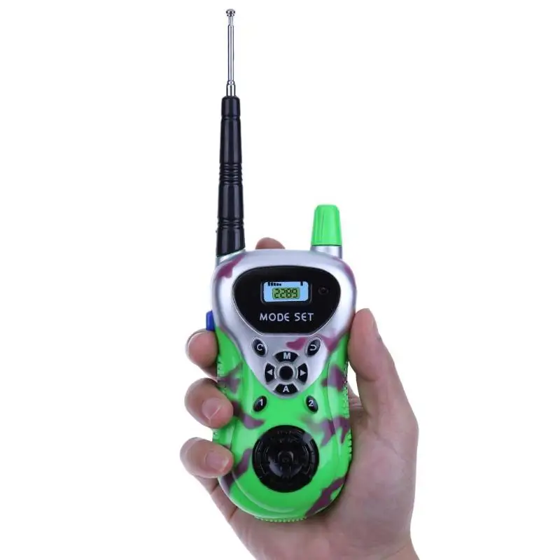 2 шт./компл. Пластик мини Беспроводной иди и болтай Walkie Talkie “иди и родителей детей Интерактивные образовательные игрушки для детей ручной домофон игрушка в подарок
