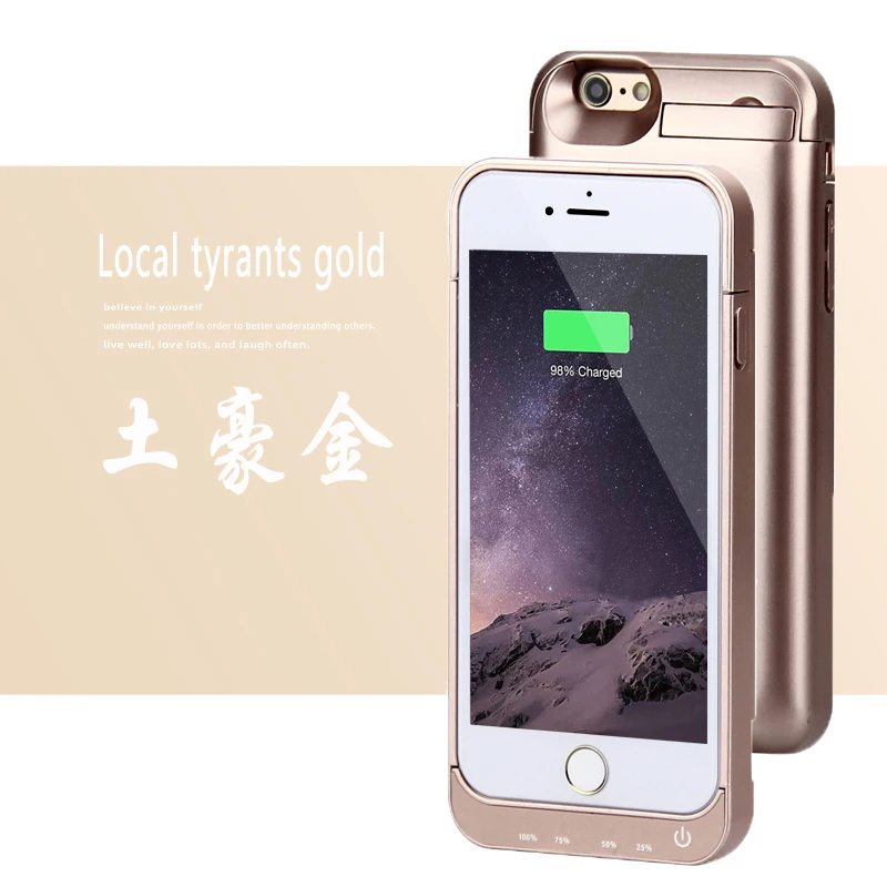 Gagaking 5800 мА/ч, Батарея Чехлы для iPhone 6 6s Портативный Батарея резервного копирования зарядная батарея Мощность чехол для iPhone6 6s чехол
