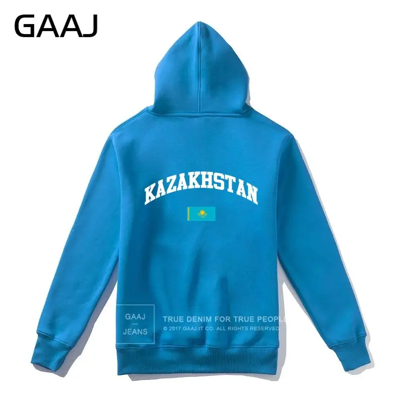 GAAJ Kazakhstan Flag мужская толстовка женская мужская на молнии Повседневная флисовая толстовка с капюшоном пальто Мужская Уличная одежда Felpe# GUJQ8