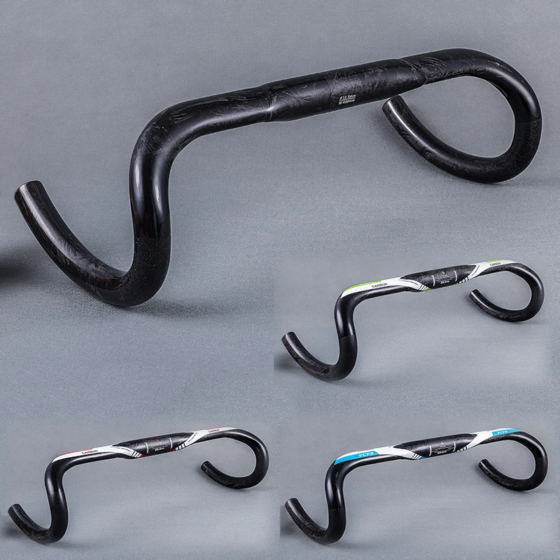 Руль велосипеда из углеродного волокна FCFB ширина 380/400/420/440/460 мм|bent bar|road handle bardrop bars